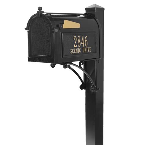 metal mail box stand|in ground steel mailbox post.